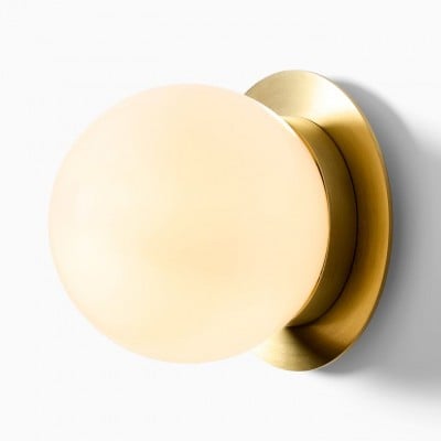 Rivolence Wall Sconce – Antique Brass Milk Glass Light HL1471 Rivolence Wall Sconce – Antique Brass Milk Glass Light HL1471