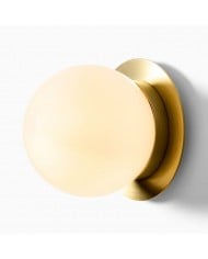 Applique de salle de bain moderne géométrique Talvior - Abat-jour à facettes en finitions luxueuses HL1466