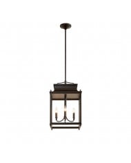 Helvo Green and Gold Hanging Pendant - Stylish Glass Lamp for Interiors HL1436