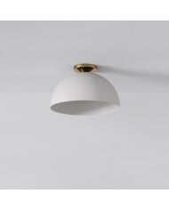 Solivara Flushmount Inbouw Melkwit Linnen Eenvoudige Plafondlamp HL1515