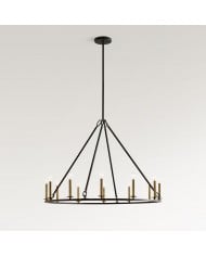 Conica Sculpturale 5-lichts kegelvormige kroonluchter - Moderne glazen verlichting voor thuis HL1561