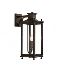 Applique d'extérieur en métal Korvi - Applique murale en aluminium et étain HL1434