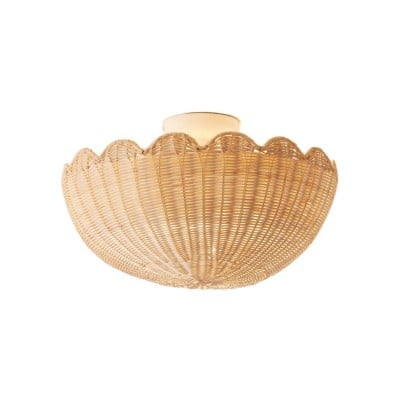 Olvara Rattan Bubble Flush Mount - Chique plafondlamp voor thuis HL1458