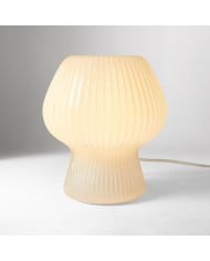 Talvior Lysande Geometrisk Fasetterad Glasbordslampa HL1482