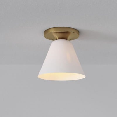 Conica Cone Flush Mount – Glazen plafondlamp voor moderne ruimtes HL1612