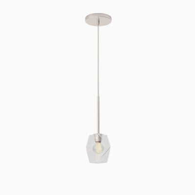 Suspension à facettes Talvior – Luminaire réglable en verre HL1475