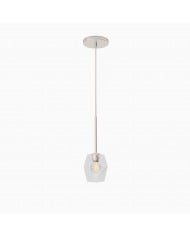 Elorina Pendellampa - Perforerad Metallskärm Champagnebrons HL1469