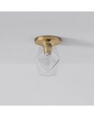 Nowoczesna lampa sufitowa Ulvara Flush Mount – unosząca się kula i stożkowata czasza, HL1488