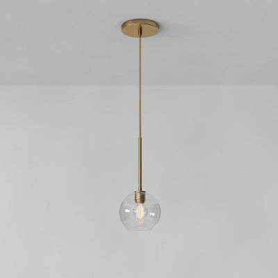 Suspension globe sculpturale Selvion - Lampe suspendue moderne en verre HL1492