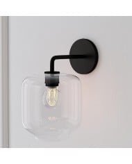Applique murale Diora - Luminaire moderne en laiton avec abat-jour élégant HL1506