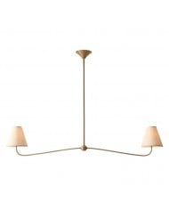 Brina 6-Light Glass Metal Frame Chandelier - Perfect Lighting HL1603