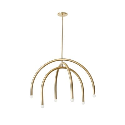 Borvia Arc Chandelier - Simple Modern Rotatable Lamp Arm HL1448 Borvia Arc Chandelier - Simple Modern Rotatable Lamp Arm HL1448