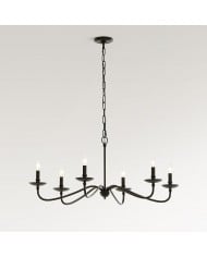 Glavira Gerecycled Glas Lineaire Kroonluchter - Elegante Moderne Verlichting HL1542