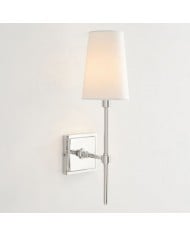 Korvi Outdoor Metal Sconce - Aluminum Pewter Wall Light HL1434
