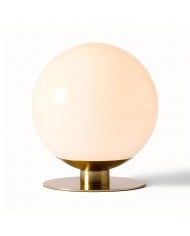 Lampe de table USB en verre Brina - Lampe de chevet moderne et élégante HL1602