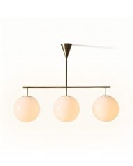 Luvora Moderne Meerkoppige Geplooide Kroonluchter - Stijlvolle Stoffen Plafondlamp HL1587