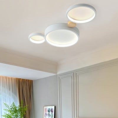 Lampada da soffitto a LED Nordic Circle - Lampada multi-ramo per cucina HL1355