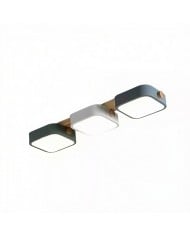 Nordic Circular LED Ceiling Lamp - Wood Branch Lamp for Bedroom HL1347