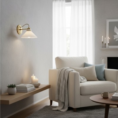 Aurenza Sconce – Farmhouse Wall Light with Metal Accents for Cozy Spaces HL1576 Aurenza Sconce – Farmhouse Wall Light with Metal Accents for Cozy Spaces HL1576