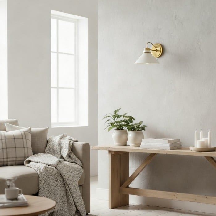 Aurenza Sconce – Vägglampa i lantlig stil med metalldetaljer för mysiga utrymmen HL1576 Aurenza Sconce – Vägglampa i lantlig stil med metalldetaljer för mysiga utrymmen HL1576