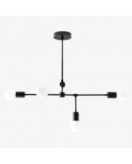 Lampadario scandinavo in legno ramificato - Lampada LED Sputnik Disc HL1352