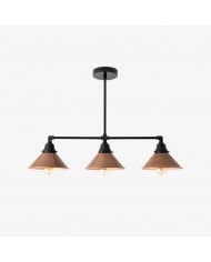 Plafonnier Art Déco en verre Geotower - Globe en verre - Luminaire d'intérieur élégant HL1728