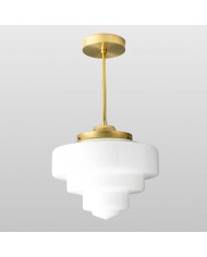 Geotower Glas-Pendelleuchte - Elegante Wohnraumbeleuchtung HL1706