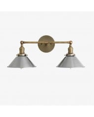 Mobilux Line Buntes Schminklicht – Moderne pulverbeschichtete Badezimmer-Wandleuchte HL1678