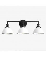 Eloise Messing-Wandleuchte – Elegante Milchglas-Vintage-Beleuchtung HL1652