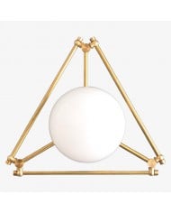 Glorica Glass Retro Globe Ceiling Light - Vintage Industrial Home Lighting HL1731