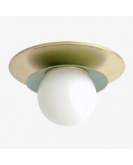 Glorica Glass Retro Globe Ceiling Light - Vintage Industrial Home Lighting HL1731