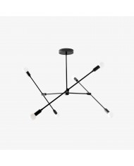 Lampadario moderno Mobilux Line - Lampada a sospensione Mid-Century a 8 bracci HL1700