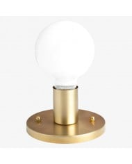 Lampa sufitowa Geotower Glass Brass z kloszem opalowym do szkoły - nowoczesna elegancja HL1732