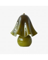 Lampe de table en verre opale Gregg/ lampadaire HL173