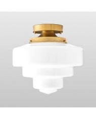 Lampa sufitowa Bellina dekoracyjna szklana – nowoczesna, rzeźbiarska, podtynkowa, HL1645