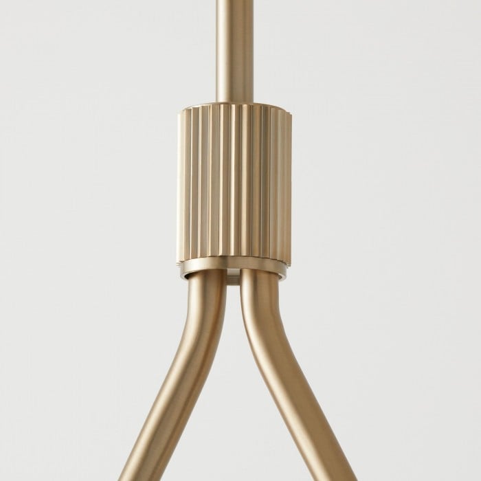 Lampa wisząca Diora – nowoczesna metalowa oprawa z kloszami lnianymi HL1499 Lampa wisząca Diora – nowoczesna metalowa oprawa z kloszami lnianymi HL1499