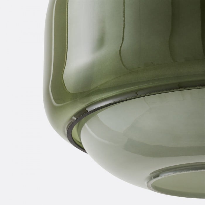 Dubbel sfärisk glashänglampa - Färgglad sovrumslampa HL1094 Dubbel sfärisk glashänglampa - Färgglad sovrumslampa HL1094