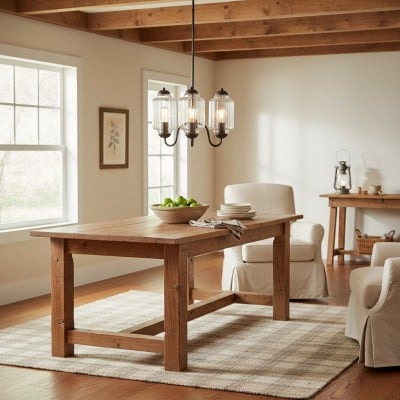 Eloise Vintage Glas-Kronleuchter – Milchglas Home Accent HL1651