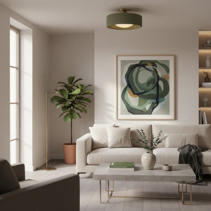 Cerova Modern Porcelain Flush Mount Ceiling Light– Elegant Ivory Shade HL1621 Cerova Modern Porcelain Flush Mount Ceiling Light– Elegant Ivory Shade HL1621