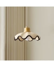 Bellina Artistic Glass Pendant Light - Modern Bloom Inspired Hanging Ceiling Lamp HL1641