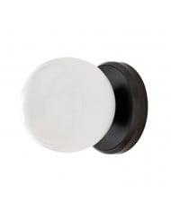 Applique murale géométrique sculpturale en verre laiteux Merin HL1524