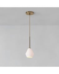 Lustre en verre cannelé Rivora – Design élégant et durable HL1555