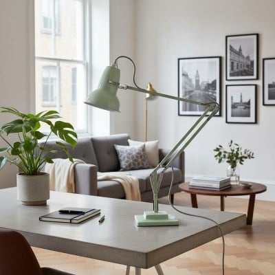 Klassieke veelkleurige bureaulamp - verstelbare veerarm voor studeerkamer HL1820