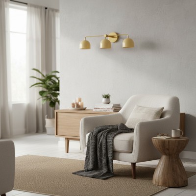 Metio Dome Lantlig Vägglampa Färgglad Metalllampa HL1808