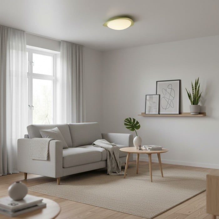 Lampada da soffitto con paralume in foglia HL881 Lampada da soffitto con paralume in foglia HL881