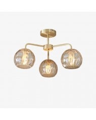 Fargo Tiffany Artistieke Kristallen Plafondlamp voor Woonkamer HL1824
