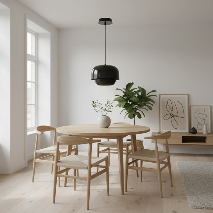 Clinco Retro-Moderne Metall-Hängeleuchte – Doppelschirm-Kuppelleuchte HL1775