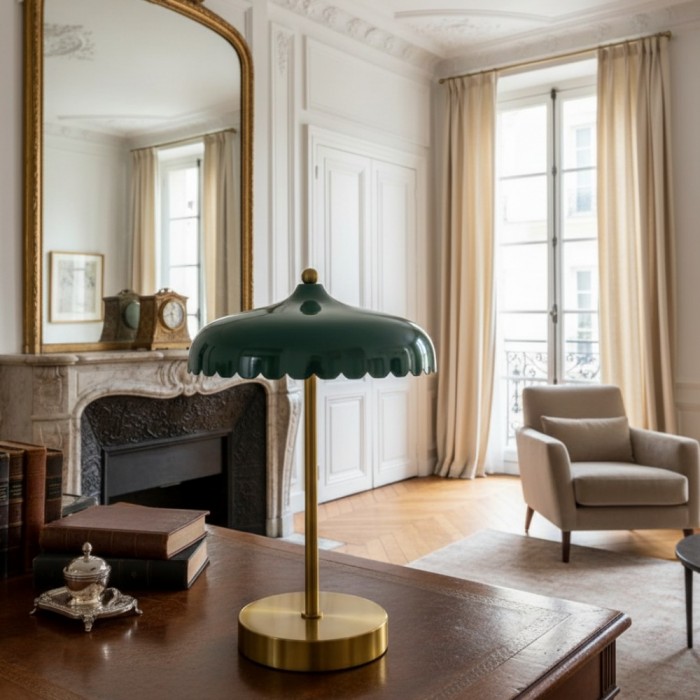 Rayla Scallop-arbetslampa – Retro arbetsbelysning med stil HL1365