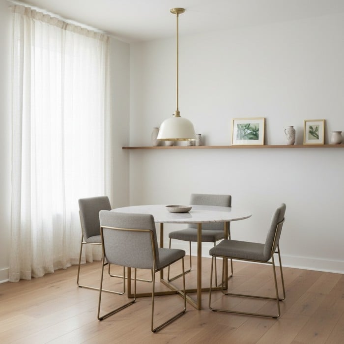 Forvara Metal Pole Pendant Light - Bell Diffuser Design for Kitchen Islands HL1563