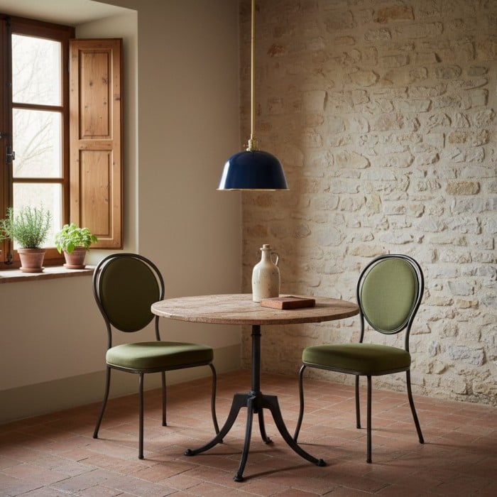 Forvara Metal Pole Pendant Light - Bell Diffuser Design for Kitchen Islands HL1563